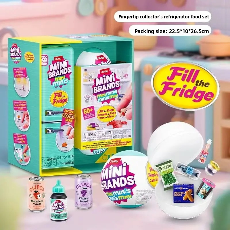 Kids Toys Brands - 미니 브랜드 냉장고 블라인드 박스 미니어처