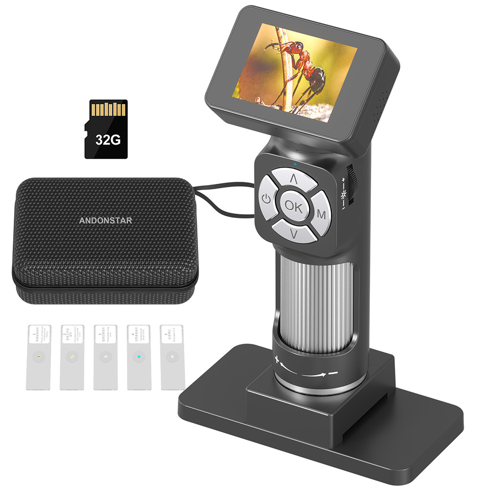 Microscope Kids Science - Andonstar 새로운 50x-500x USB 어린이 디지털