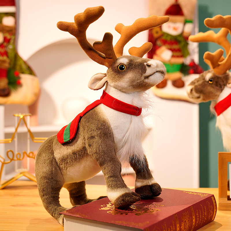 어린이용 시뮬레이션 순록 봉제 장난감, 크리스마스 사슴 - Best Kids Toys Xmas 리뷰 및 가격
