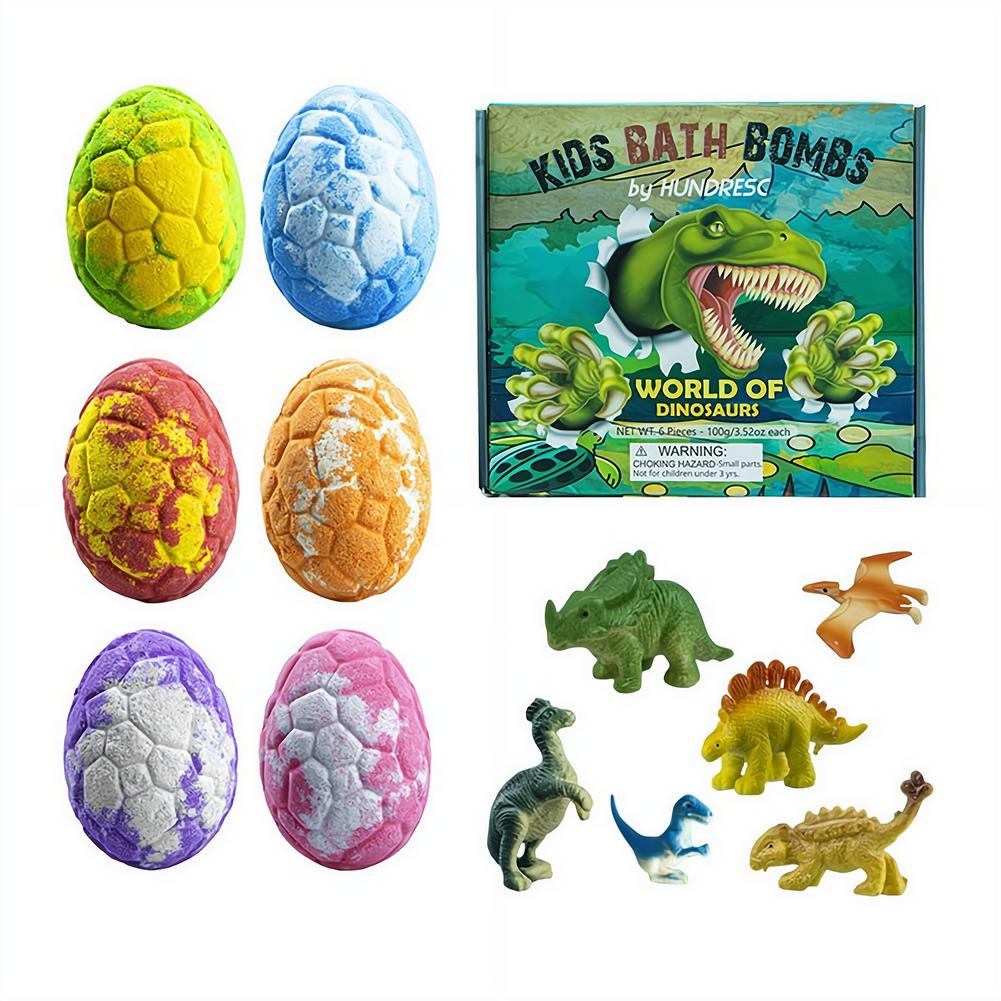 6개입 공룡알 모양 배쓰밤 세트 (내부에 깜짝 공룡 장 - Kids Toys Dinosaur 리뷰 및 가격