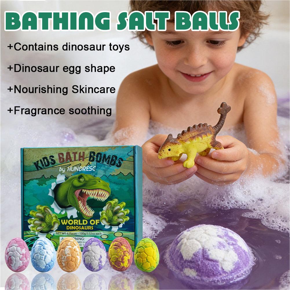 6개입 공룡알 모양 배쓰밤 세트 (내부에 깜짝 공룡 장 - Kids Toys Dinosaur 리뷰 및 가격