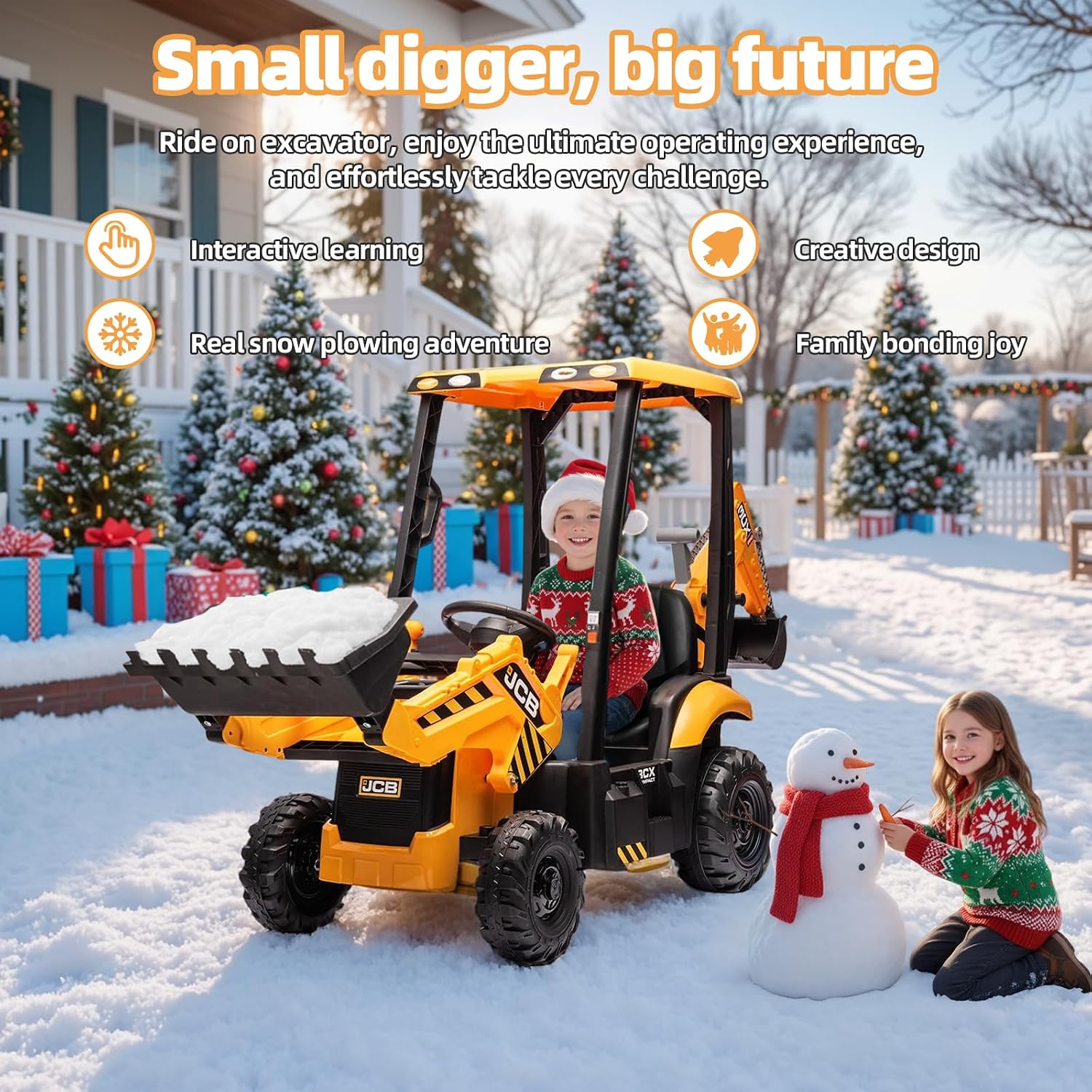공식 라이선스를 받은 JCB 12V 어린이용 전동 굴착 - Kids Toys Jcb 리뷰 및 가격