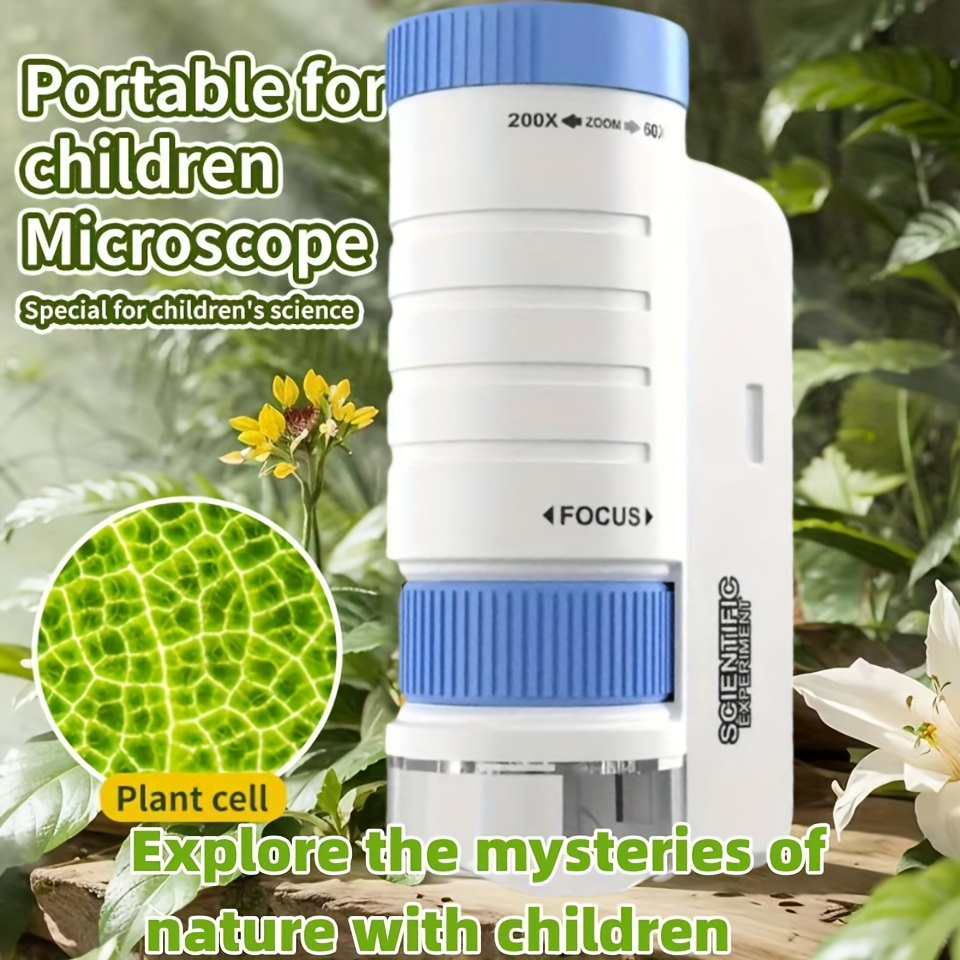 휴대용 현미경 키트 실험실 가정 학교 생물 과학 교육용 - Microscope Kids Science 리뷰 및 가격