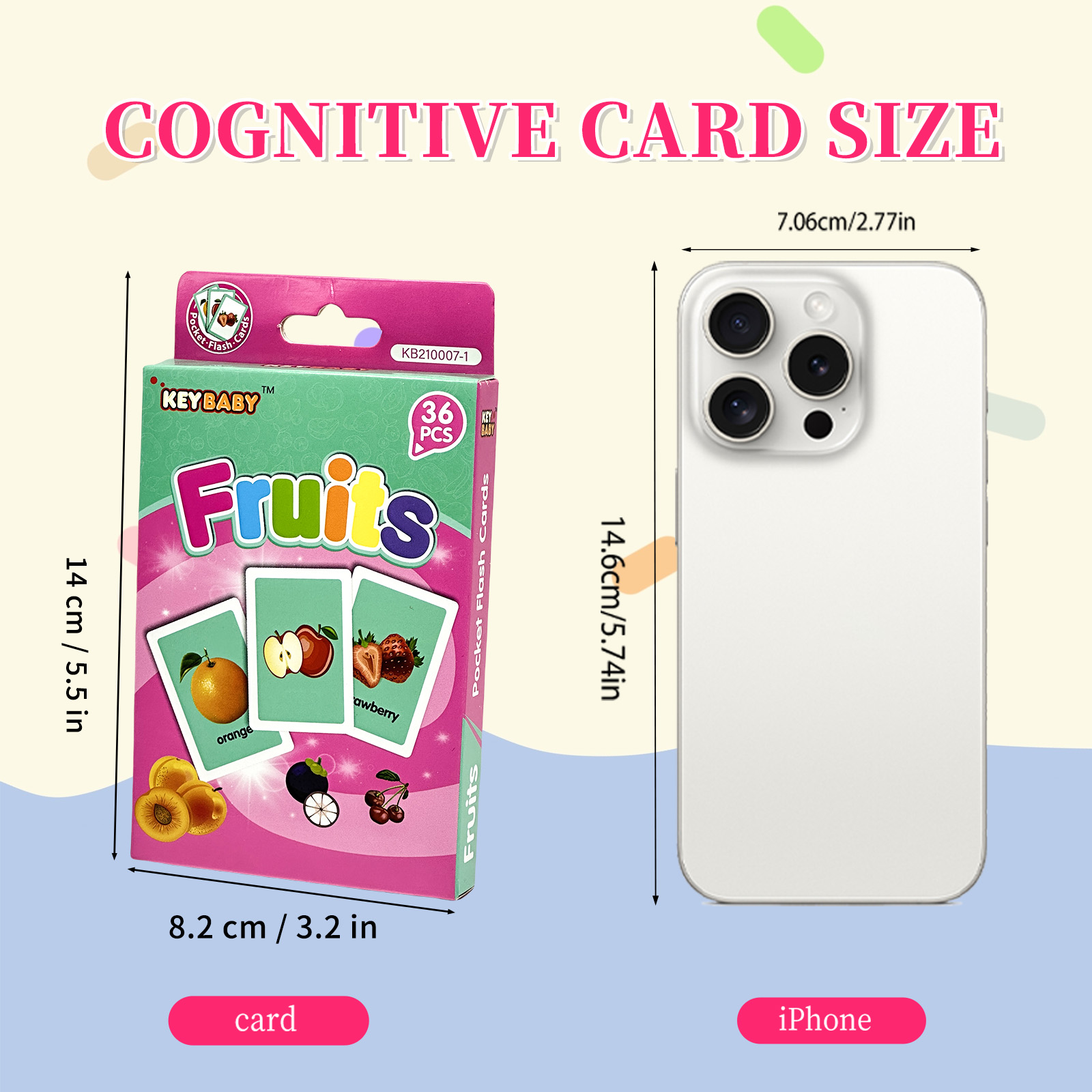 1-3세 유아를 위한 몬테소리 학습 카드, 과일, 채소 - Educational Flash Card 리뷰 및 가격