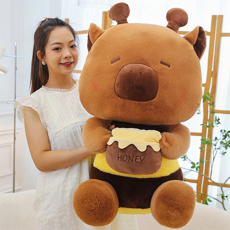 새로운 카피바라 봉제 인형 귀여운 허니 자 쿠션 부드러 - Best Kids Toys Xmas 리뷰 및 가격