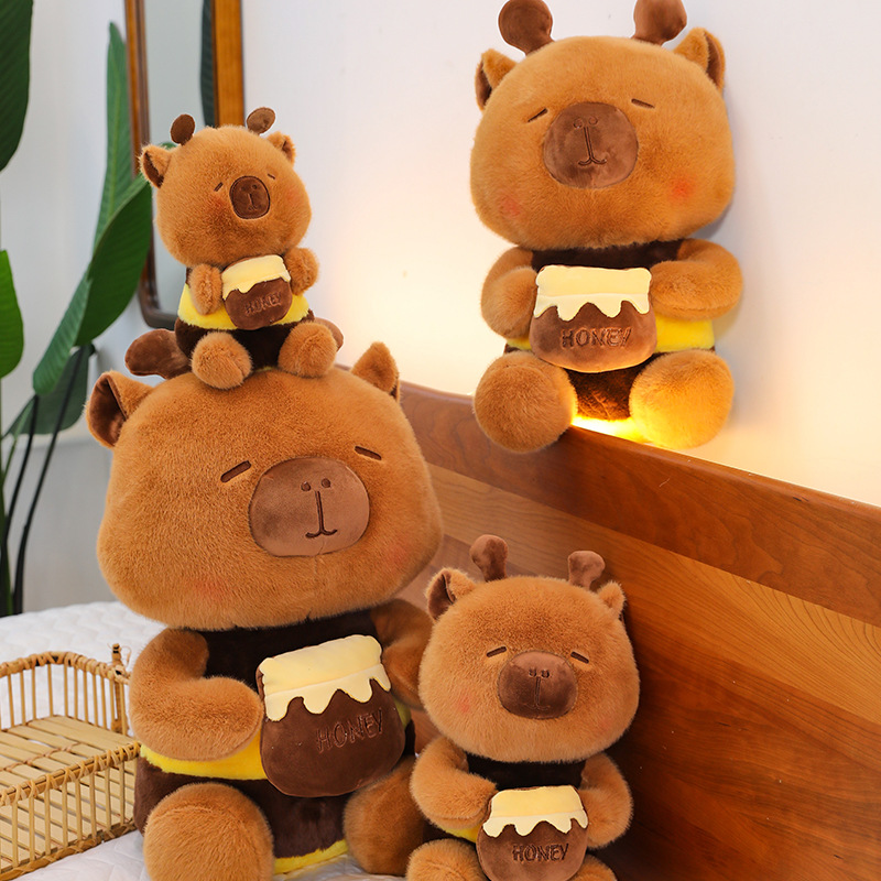 새로운 카피바라 봉제 인형 귀여운 허니 자 쿠션 부드러 - Best Kids Toys Xmas 리뷰 및 가격