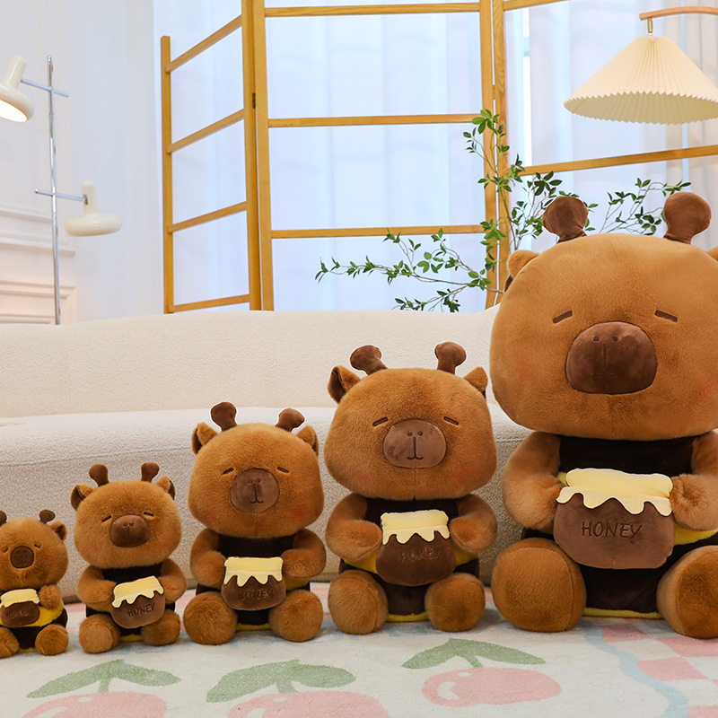 새로운 카피바라 봉제 인형 귀여운 허니 자 쿠션 부드러 - Best Kids Toys Xmas 리뷰 및 가격