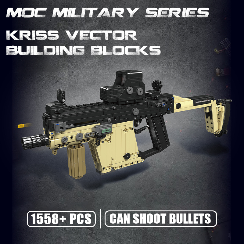 2024 MOC 밀리터리 시리즈 KRISS 벡터 건 모 - Kids Toys Vector 리뷰 및 가격