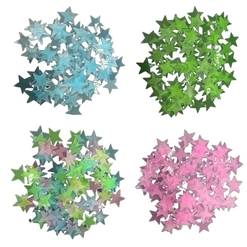 침실 천장과 벽 장식에 대 한 100 빛나는 3D 스타 - Glow In Dark Stars 리뷰 및 가격