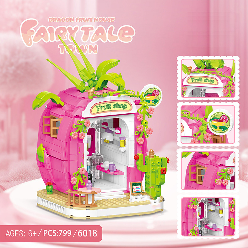 창의적인 도시 스트리트 뷰 타운 빌딩 브릭 드래곤 프루 - Kids Toys Brands 리뷰 및 가격