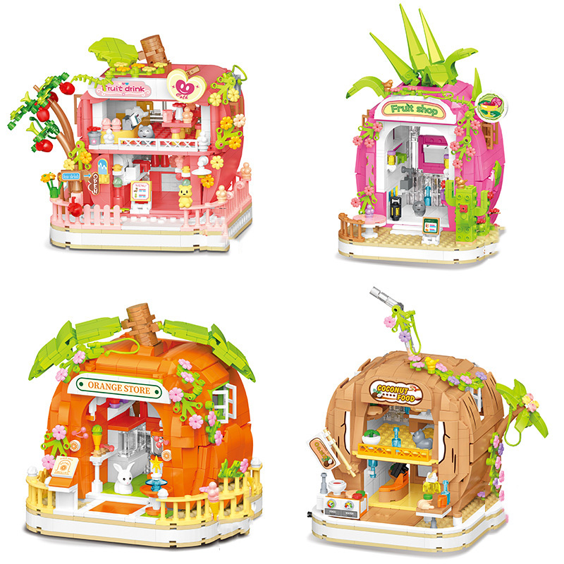 창의적인 도시 스트리트 뷰 타운 빌딩 브릭 드래곤 프루 - Kids Toys Brands 리뷰 및 가격
