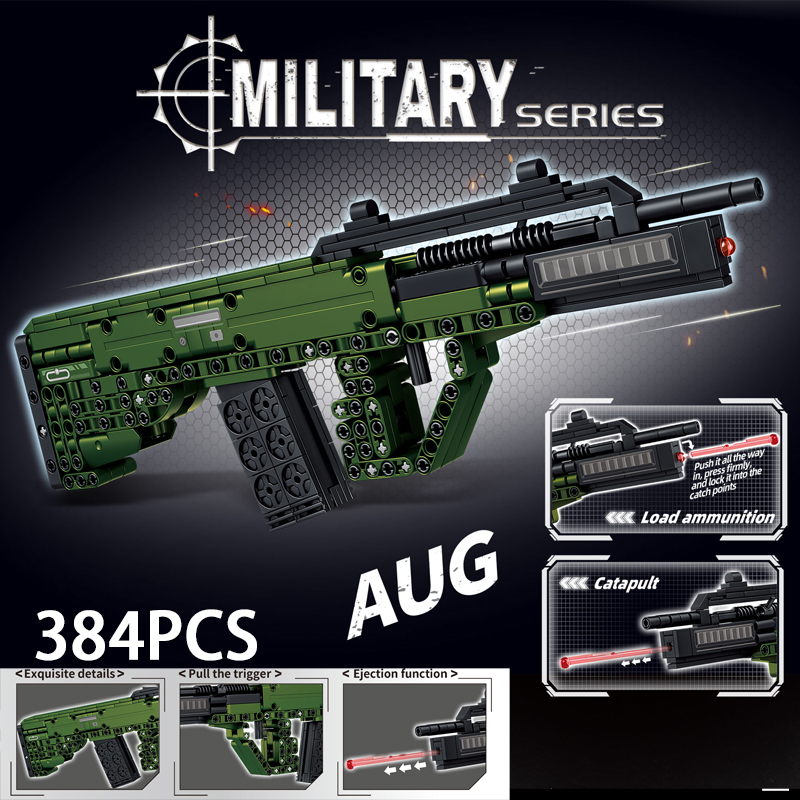 MOC 벡터 SMG 무기 빌딩 블록 전술 군사 총 모델 - Kids Toys Vector 리뷰 및 가격
