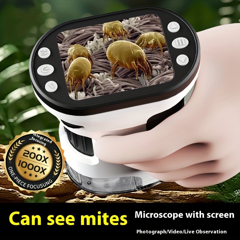 어린이 현미경 생물학 키트 1000x 돋보기 200 메 - Microscope Kids Science 리뷰 및 가격