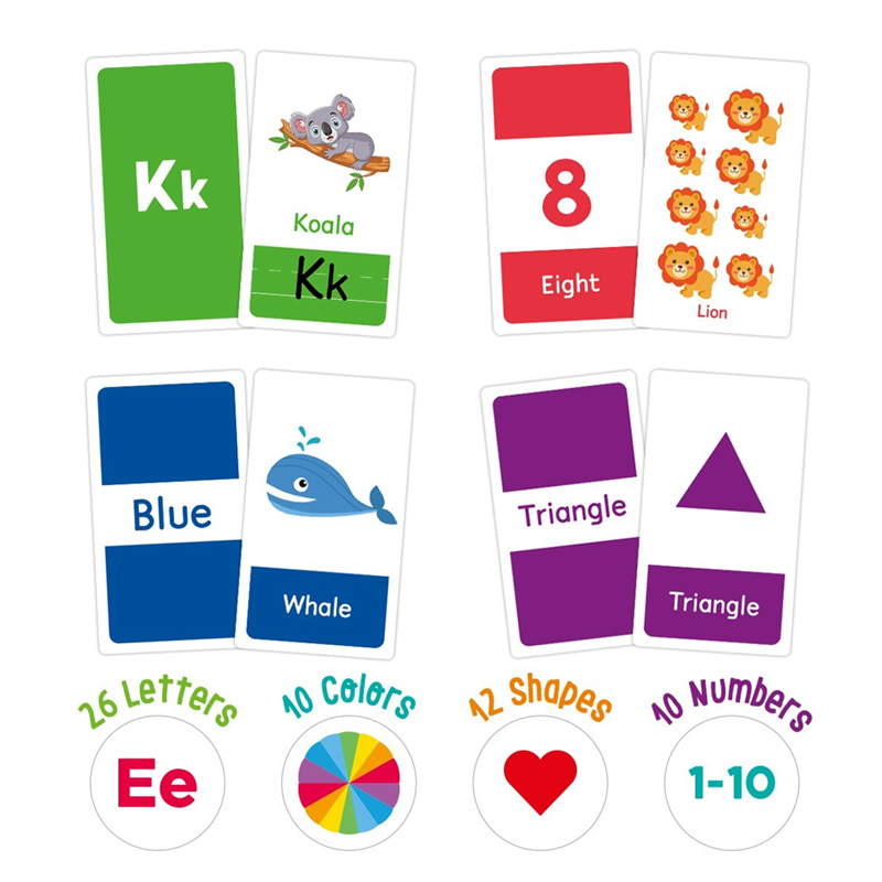 58개 플래시 카드 26개 알파벳 영어 학습 숫자 색상 - Educational Flash Card 리뷰 및 가격
