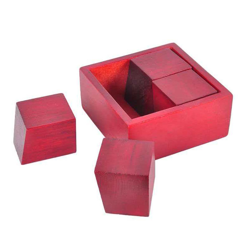 불가능한 나무 두뇌 티저 퍼즐 상자, 4개의 조각을 영 - Wooden Puzzle Kids 리뷰 및 가격