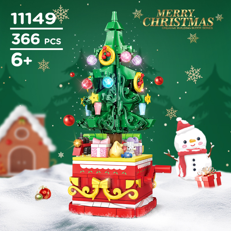 크리스마스 트리 빌딩 블록 겨울 마을 창의력 크리스마스 - Best Kids Toys Xmas 리뷰 및 가격