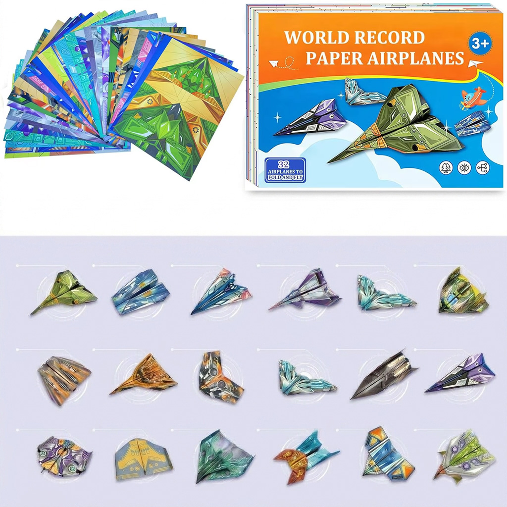 어린이 종이 비행기 만들기 키트 16가지 디자인 32개 - Kids Toys Brands 리뷰 및 가격