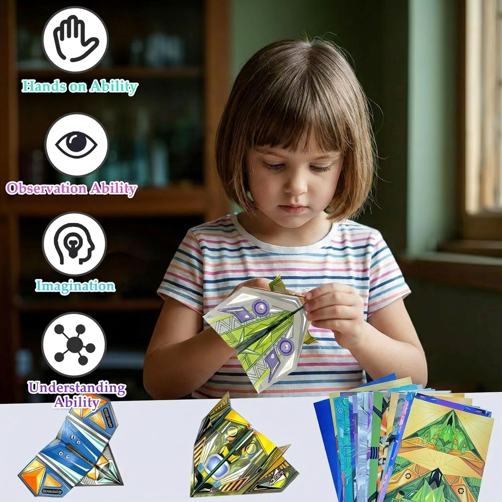 어린이 종이 비행기 만들기 키트 16가지 디자인 32개 - Kids Toys Brands 리뷰 및 가격