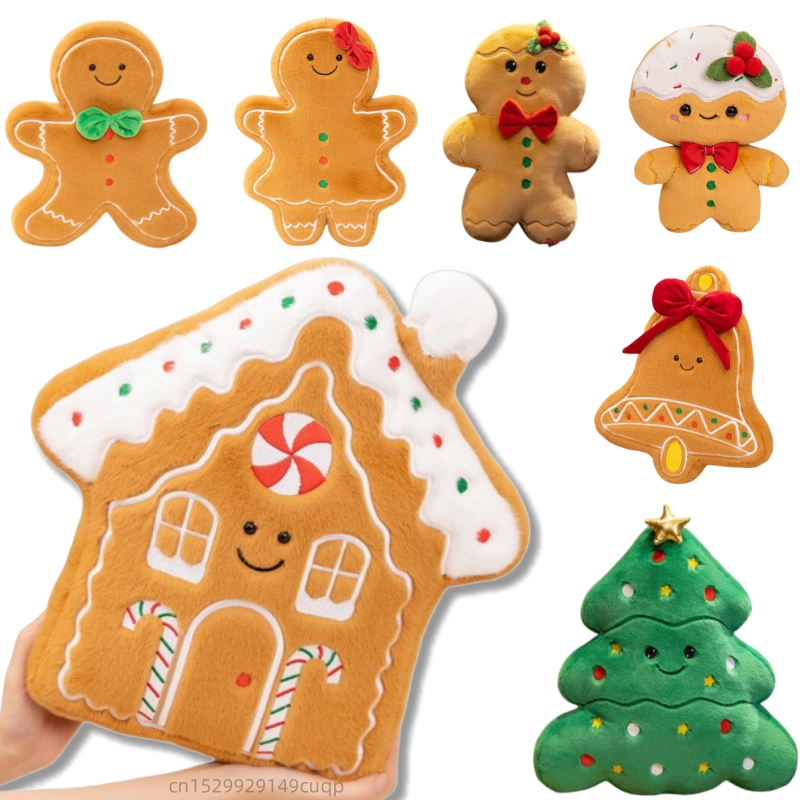카툰 펀 2025 크리스마스 진저브레드 플러시 인형 베 - Kids Toys Christmas 2025 리뷰 및 가격